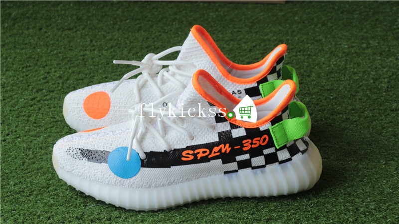 Off White x Adidas Yeezy Boost 350 V2 Custom